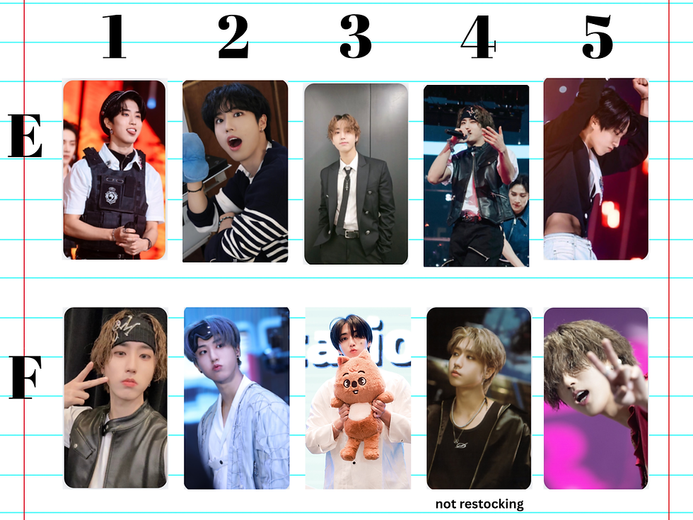 Thumbnail: Stray Kids Han Photocards | Lomo Photocards | Kpop Gifts