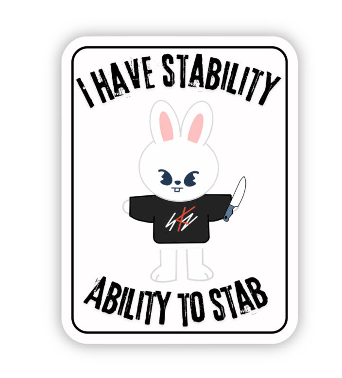 Thumbnail: Stray Kids Skzoo Stability Inspired Sticker | Kpop Sticker