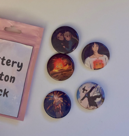 Thumbnail: Studio Ghibli Button Pin Myster Pack | Animation | Gift Ideas