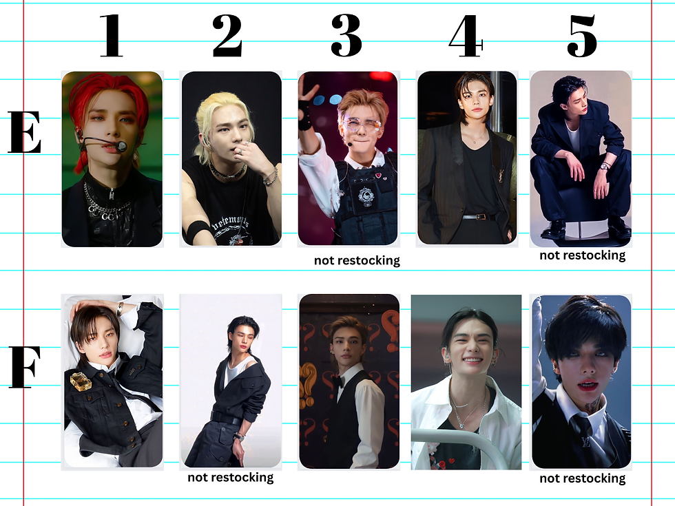 Thumbnail: Stray Kids Hyunjin Photocards | Lomo Photocards | Kpop Gifts