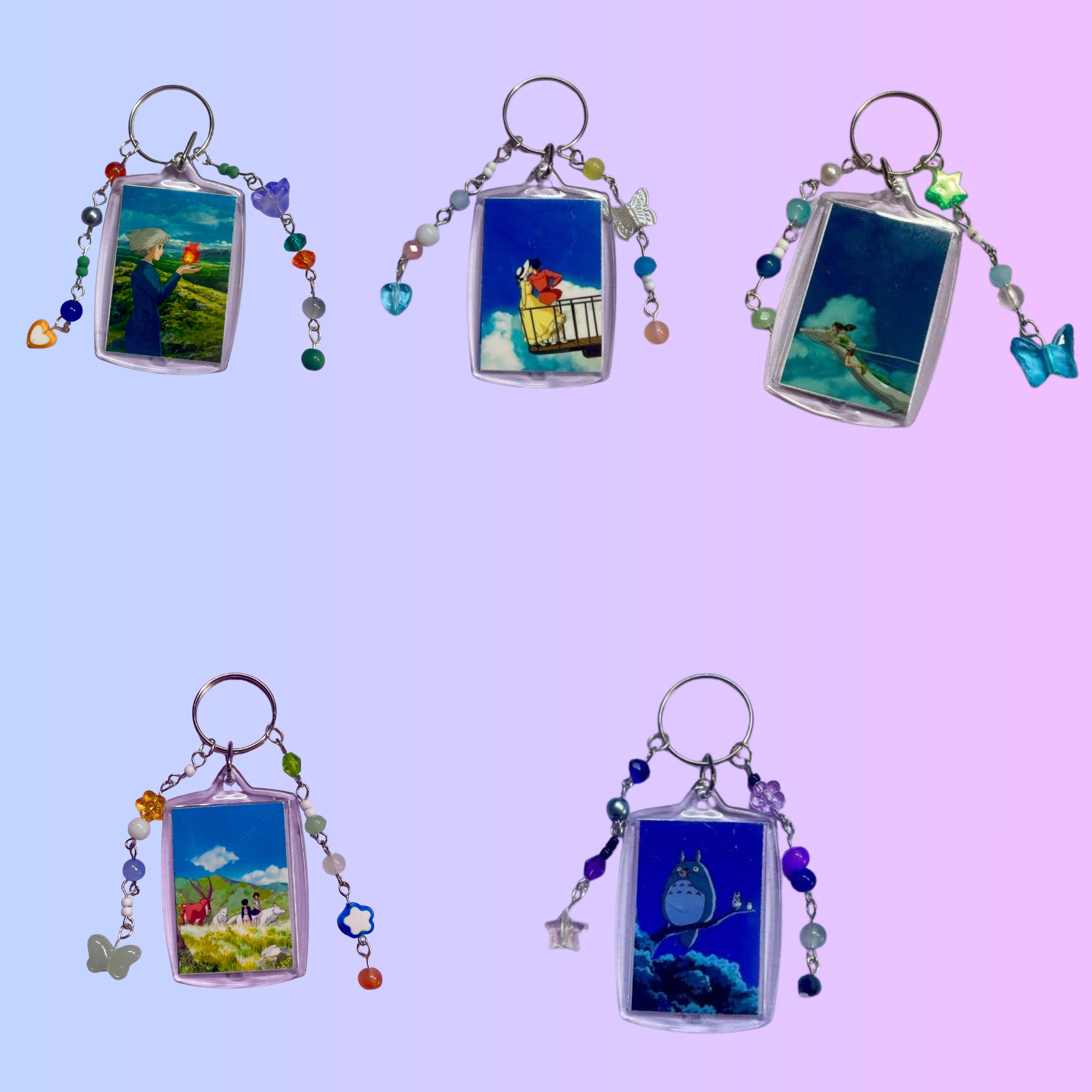 Studio Ghibli Keychain | Kawaii | Animation | Gift Idea