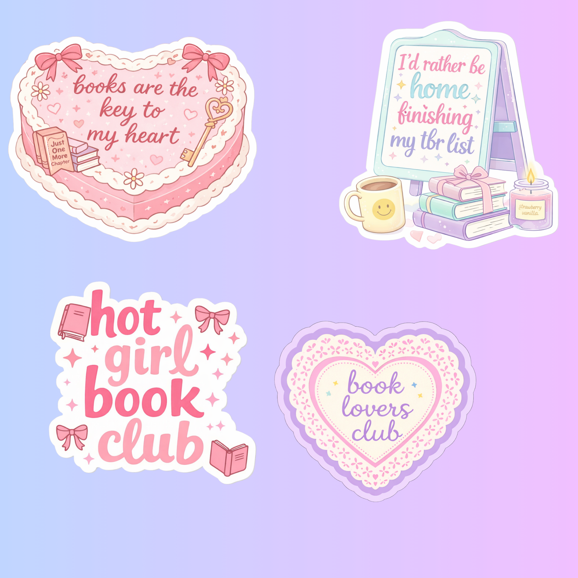 Booktok Inspired Sticker | Booktok Gift Ideas