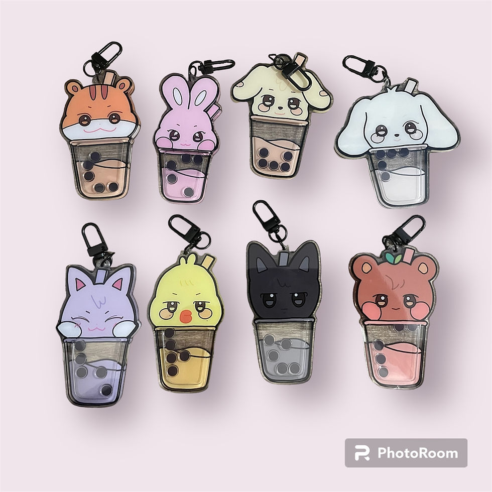 Aniteez Shaker Keychain | Ateez Keychain | Kpop Gifts