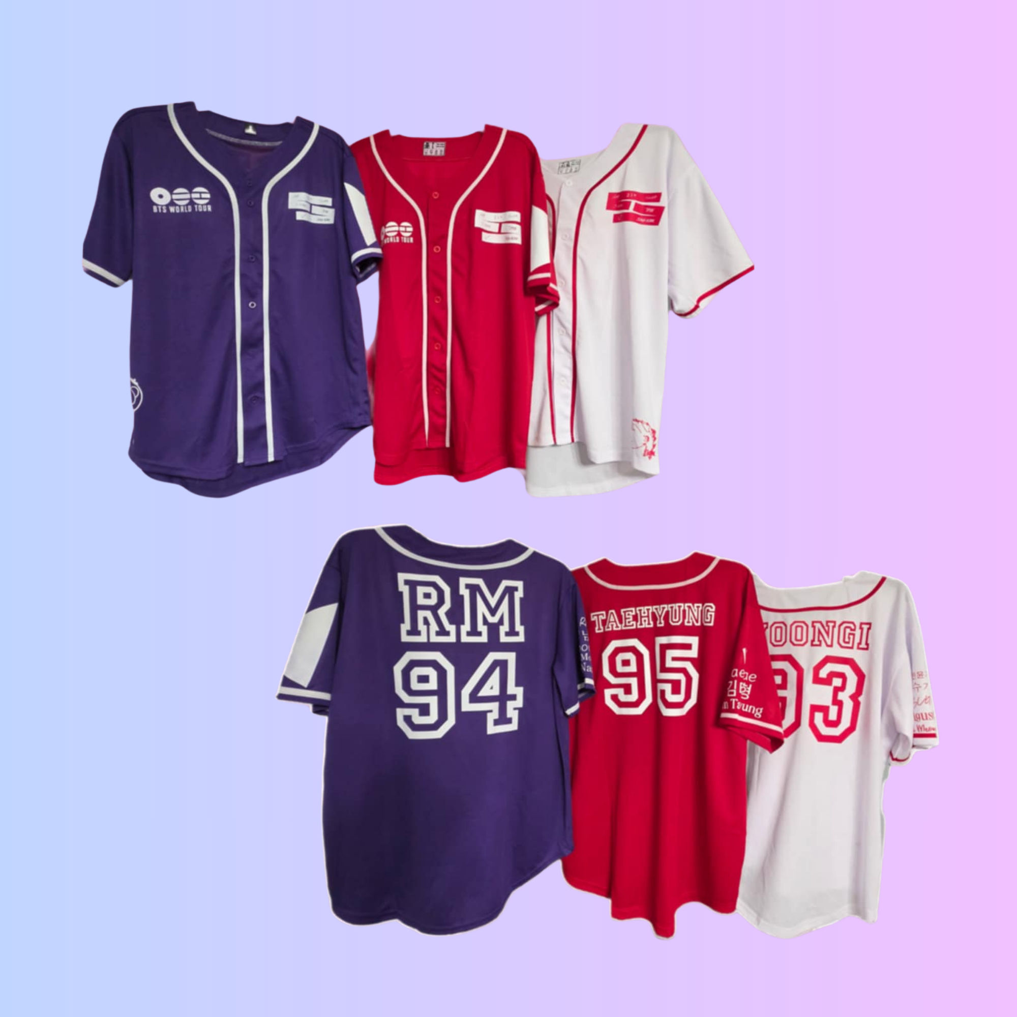 Yoongi Kpop Idol Baseball Jersey | Concert Fit | Kpop Apparel | Gift Ideas