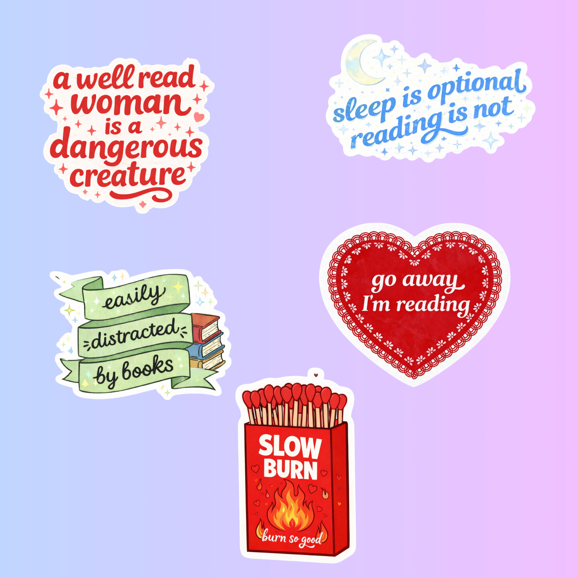 Booktok Inspired Sticker | Booktok Gift Ideas