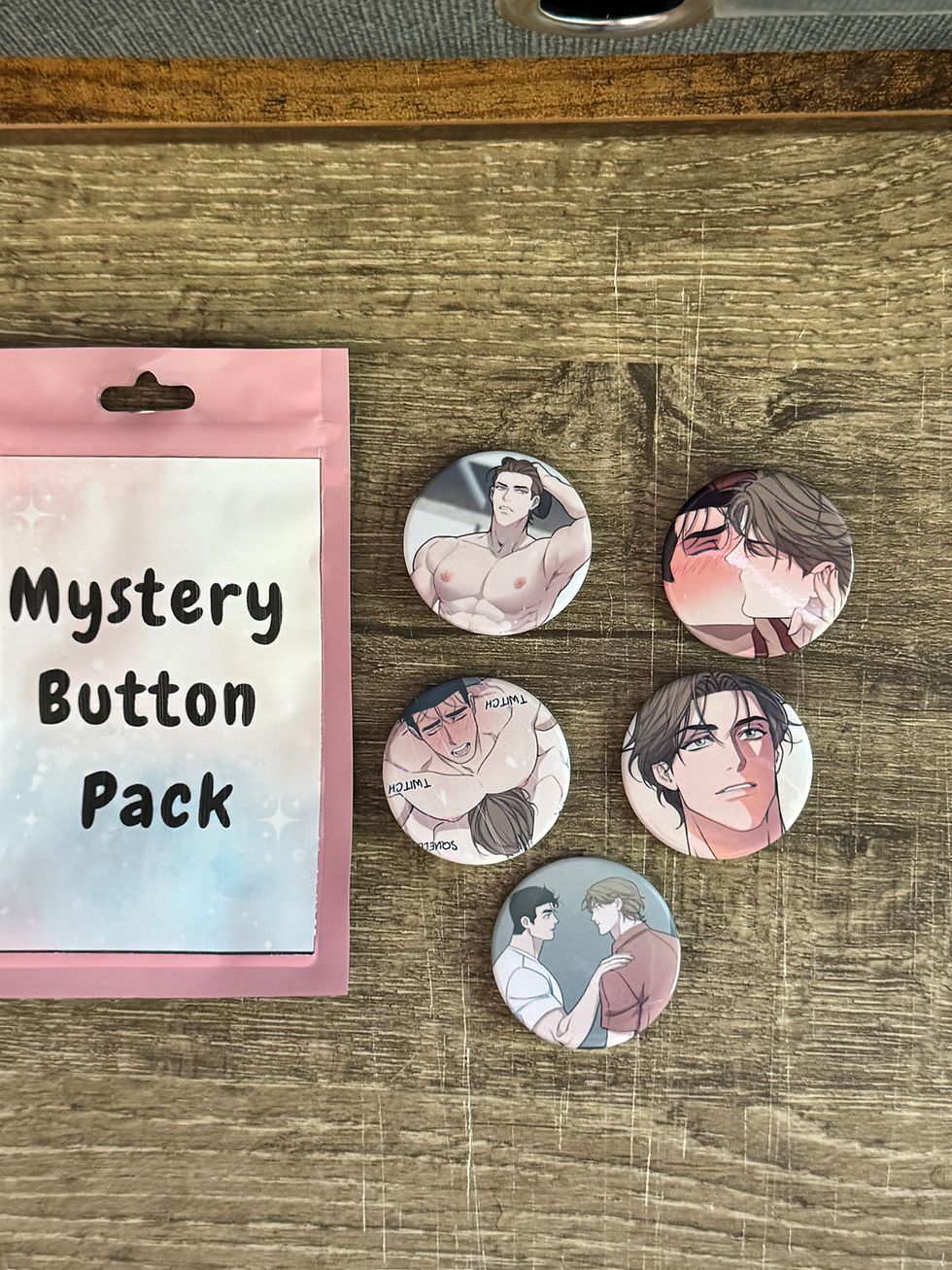 Thumbnail: BL Manhwa Button Pin Mystery Pack | Gift Ideas
