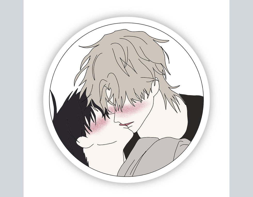 Low tide in the Twilight | Inspired Sticker | Manhwa Sticker | Bl Manhwa