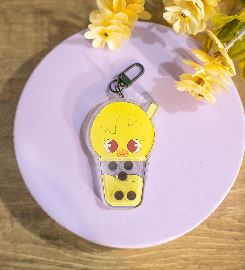 Miniatura: Skzoo Boba Tea Shaker Keychain | Stray Kids Keychain | Shaker Keychain