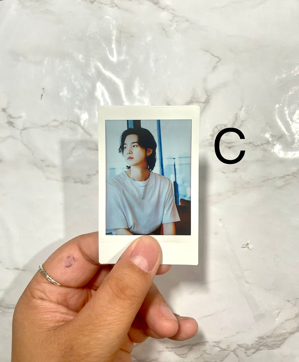 Thumbnail: Suga Selcas | BTS Boyfriend Polaroids | Instant Photos
