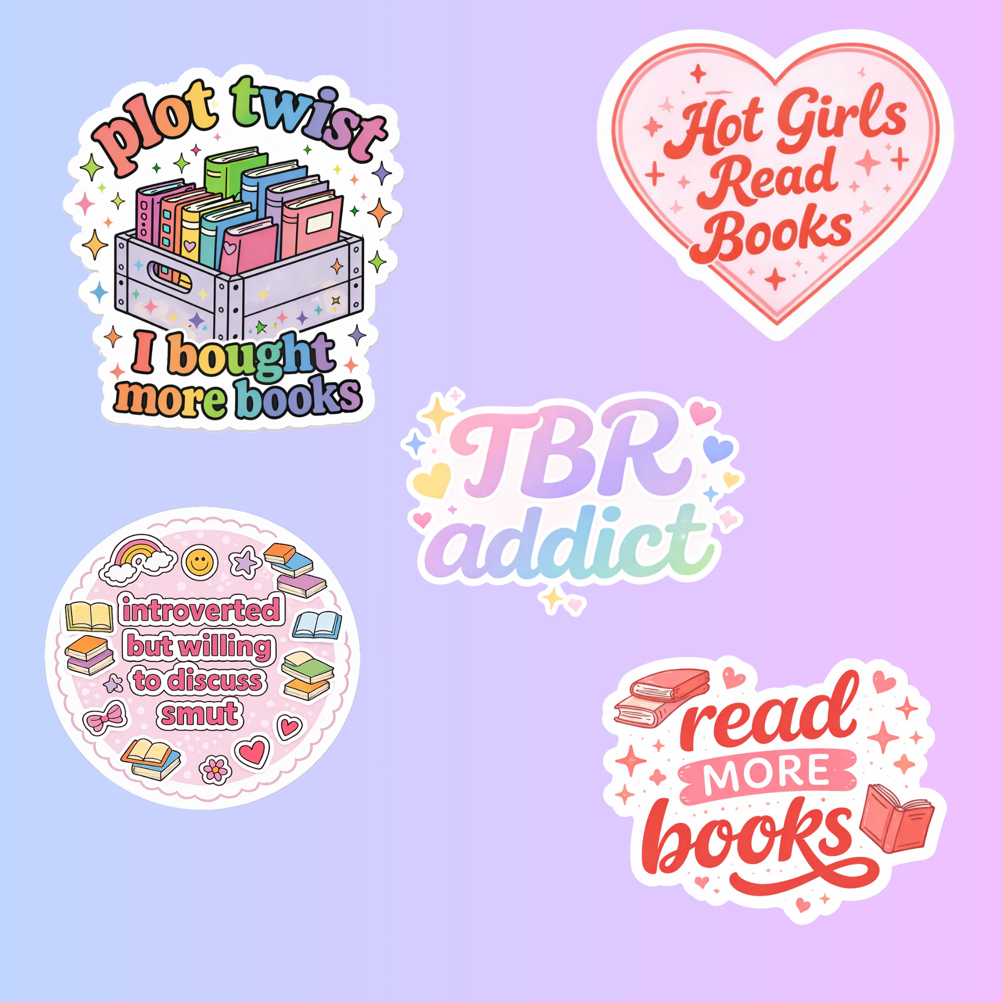 Booktok Inspired Sticker | Booktok Gift Ideas