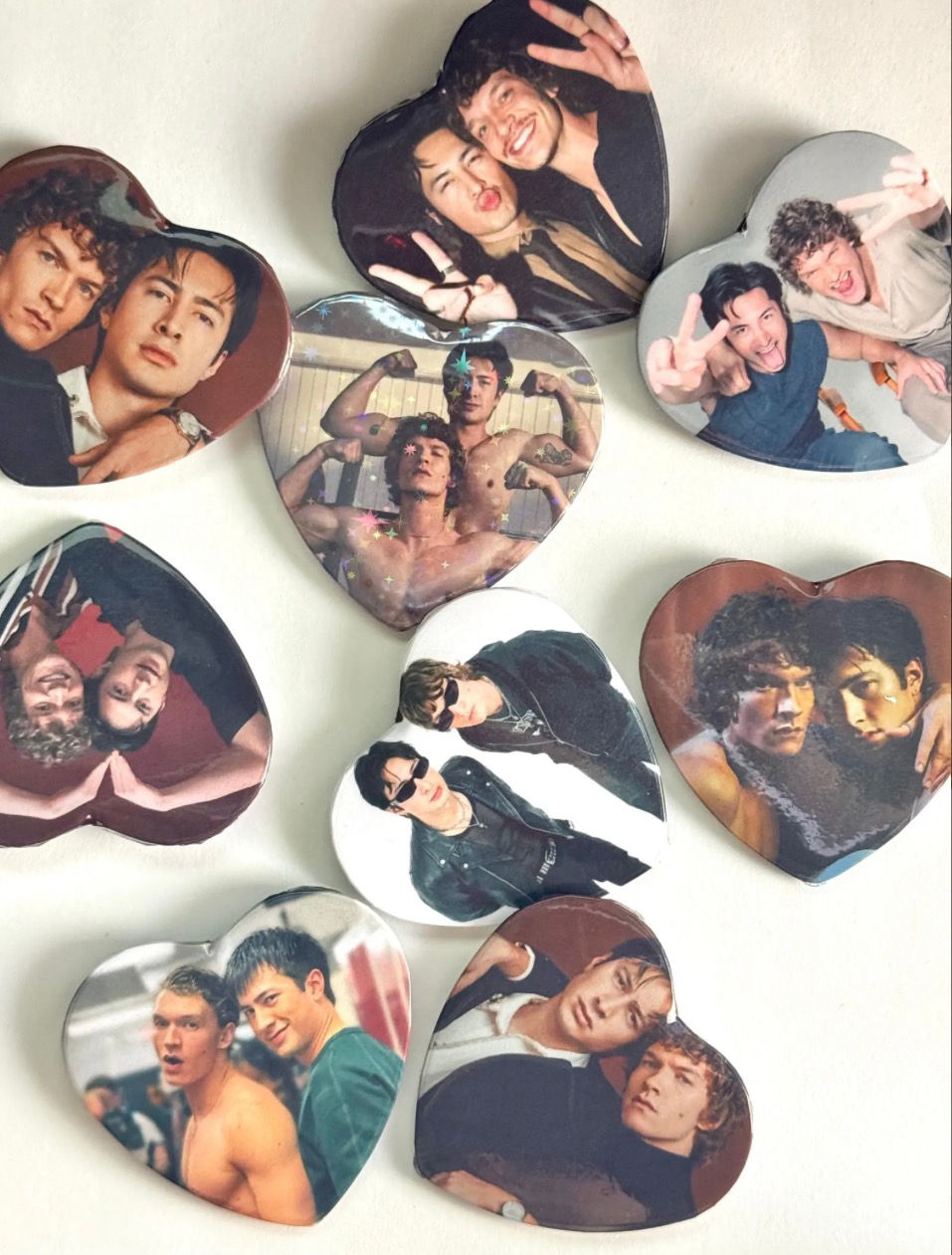 HudCon Heart Button Pin | Hudson Williams | Connor Storrie | Gift Ideas