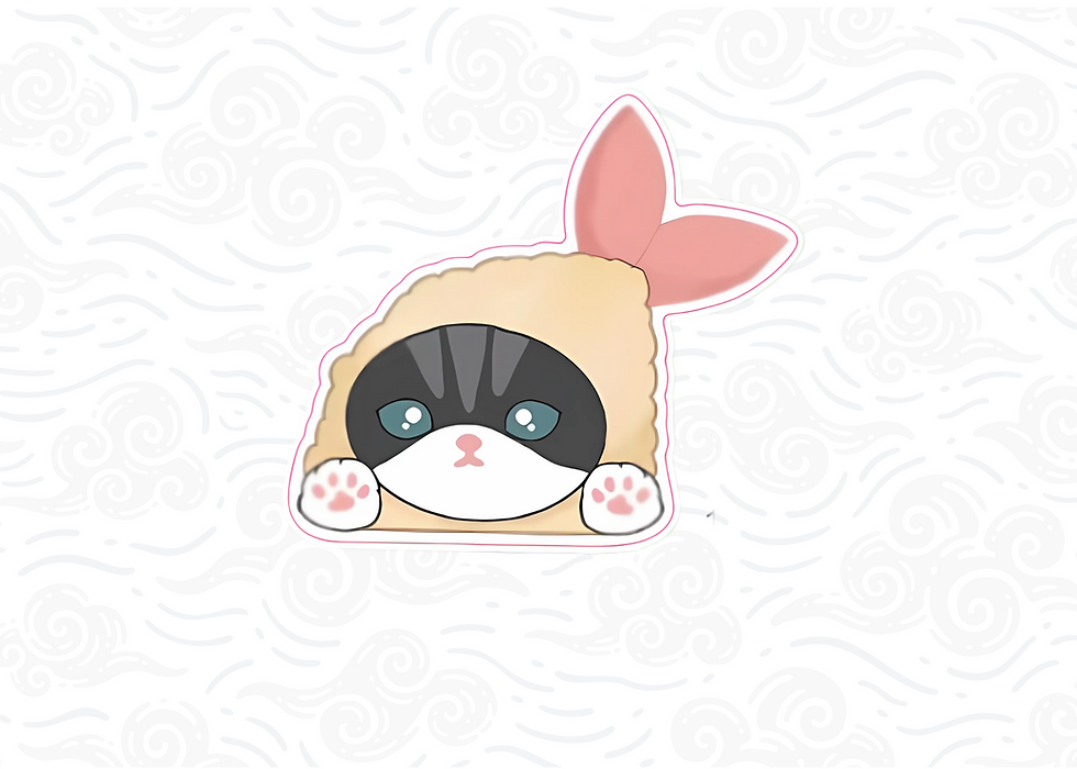 Thumbnail: Japanese Inspired Mofusand Peaker | Inspired Sticker