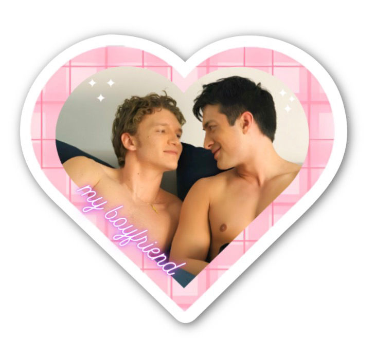 Miniatura: Heated Rivalry Inspired Sticker | Shane & Ilya | Booktok Gift Ideas