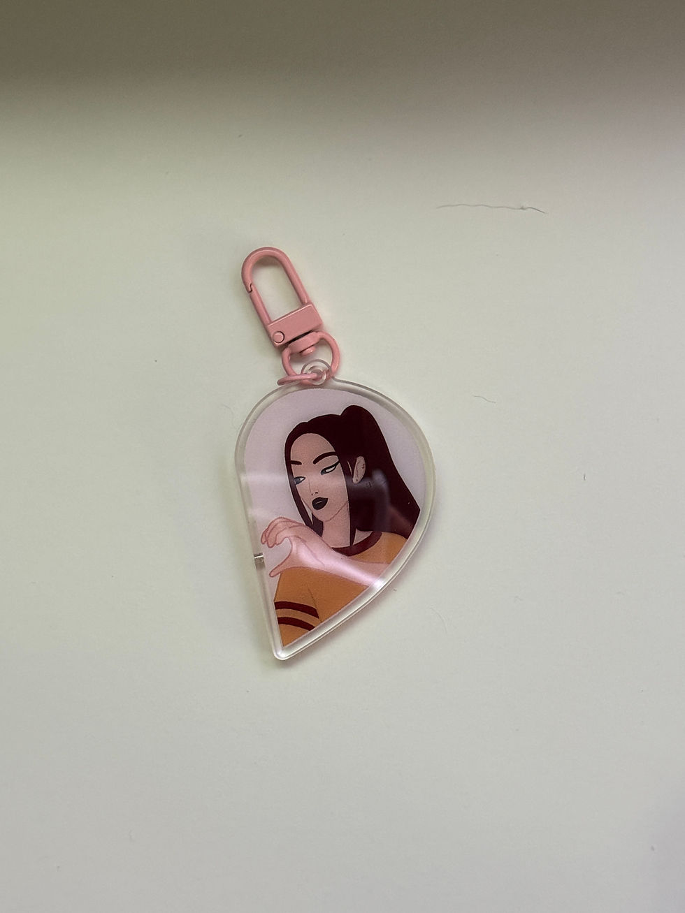 Thumbnail: Magnetic Heart Acrylic Keychain | Kpop Demon Hunter | Gifts Ideasc 