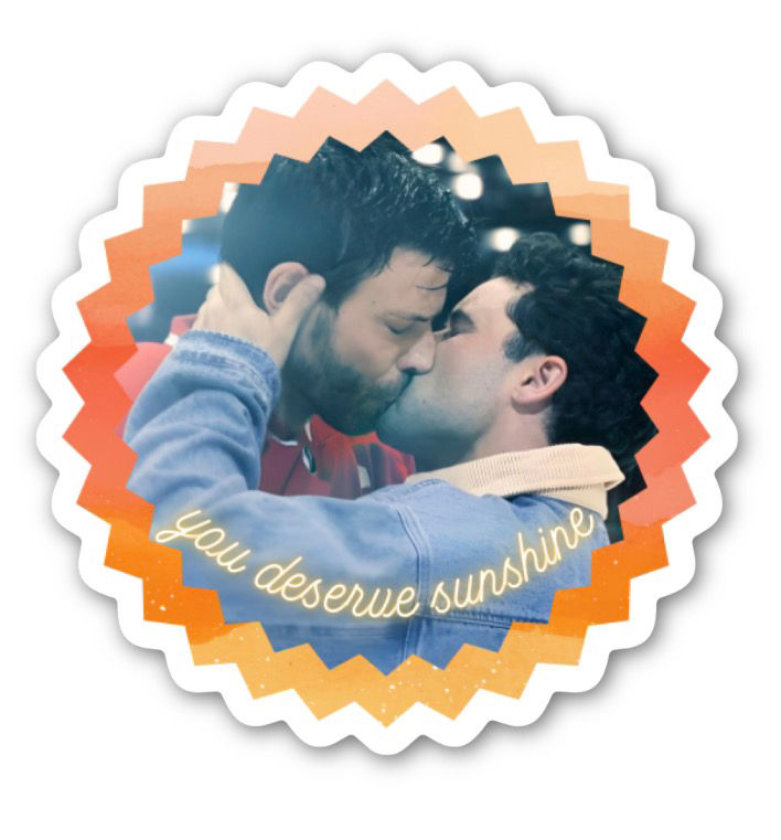 Miniatura: Heated Rivalry Inspired Sticker | Scott & Kip | Booktok Gift Ideas