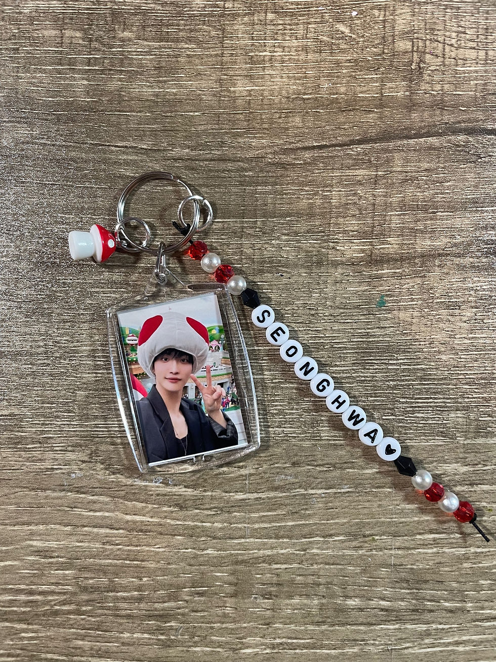Thumbnail: Seonghwa Mario Mini Keychain Ateez | Kpop Gift Ideas