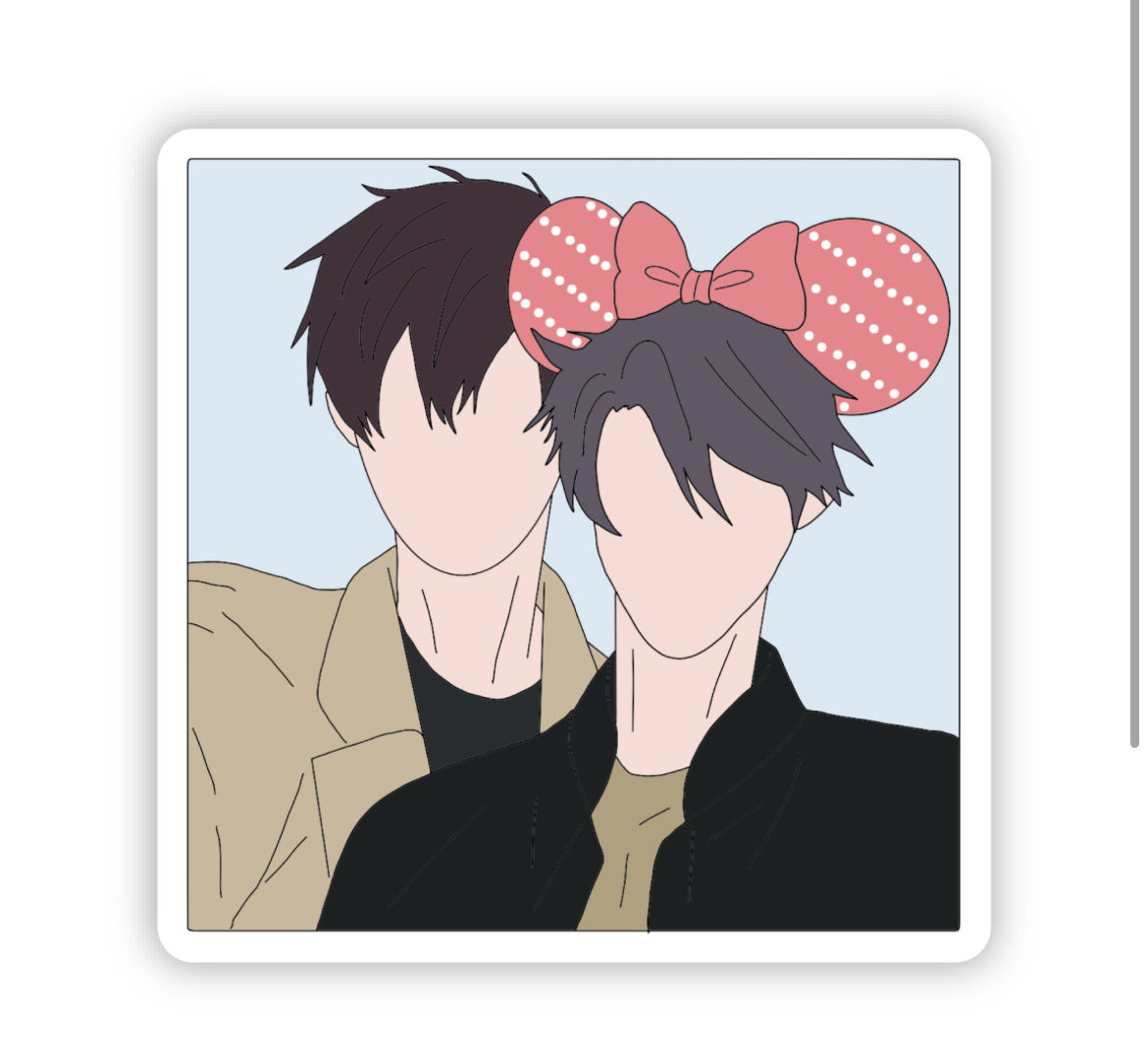 Love Shuttle Inspired Sticker | Anime Sticker | Manwh