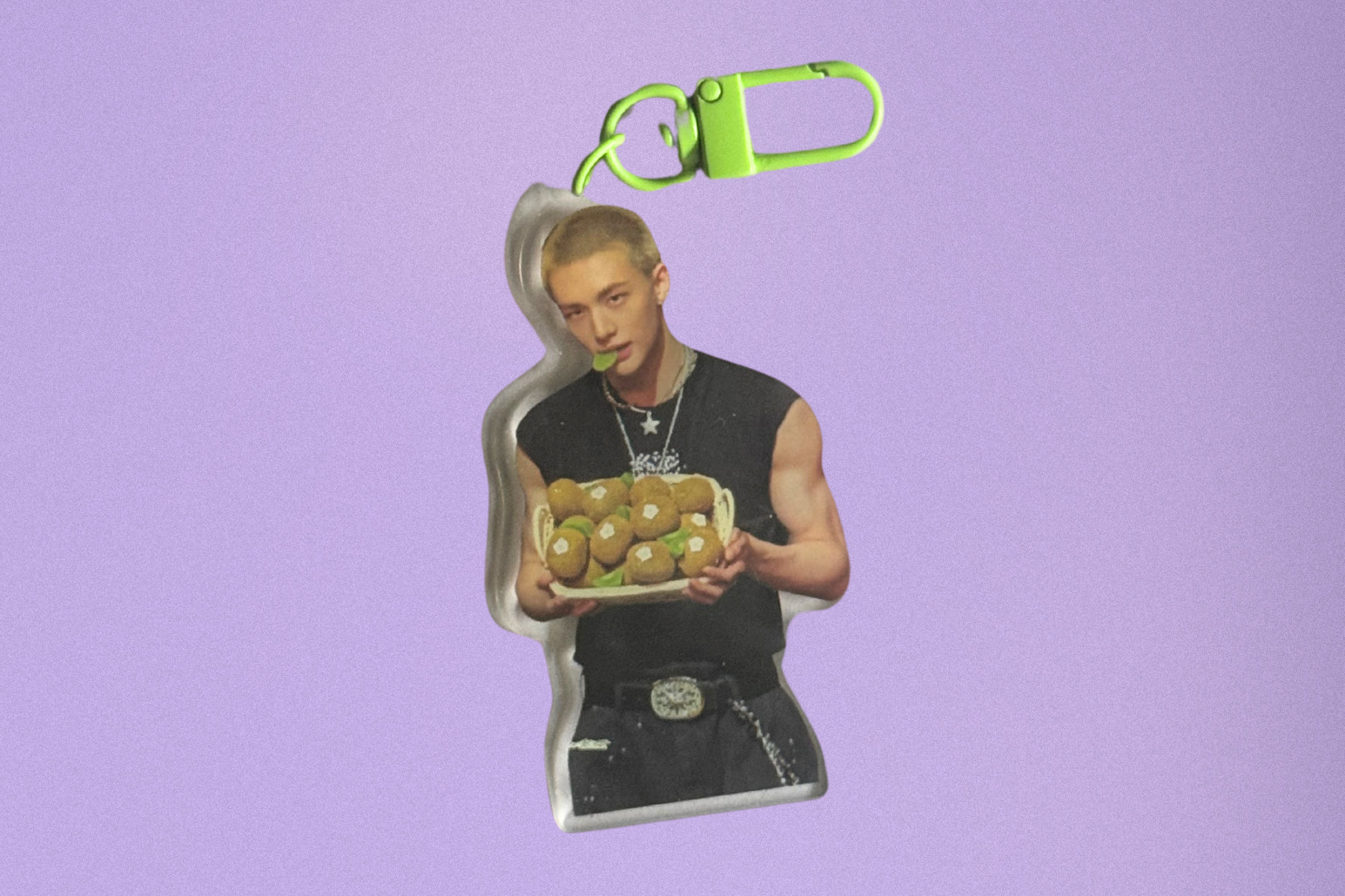 Hyunjin Kiwi Acrylic Keychain | Stray Kids | Kpop | Kpop Gifts