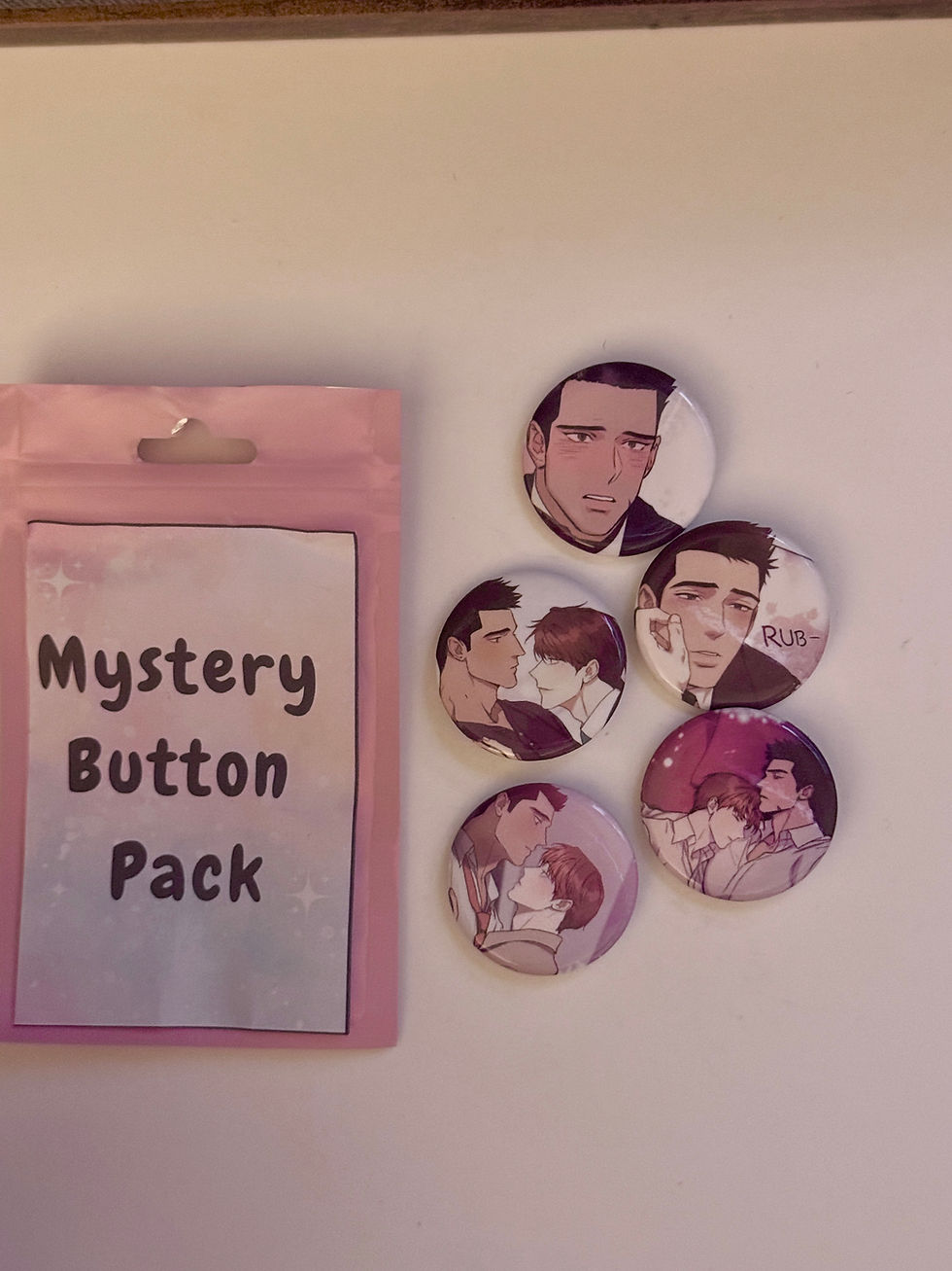 Thumbnail: BL Manhwa Button Pin Mystery Pack | Gift Ideas