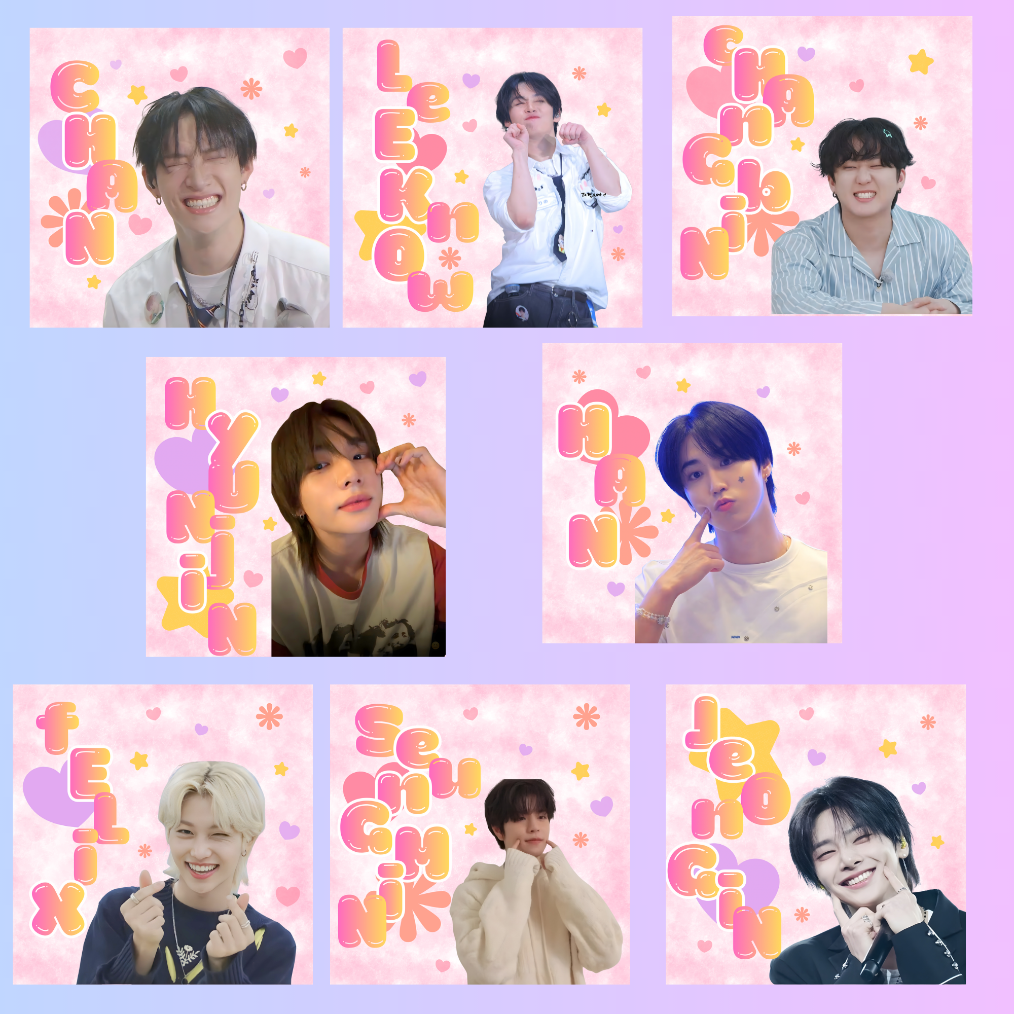 Stray Kids Magnet | Square Button Magnets |  Fridge Magnets |  Kpop | Gift Ideas