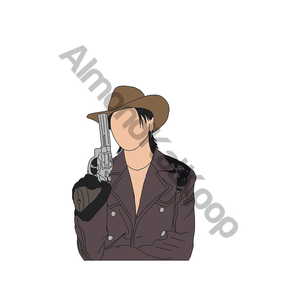 Seonghwa Cowboy Inspired Sticker | Ateez | Ateez Sticker