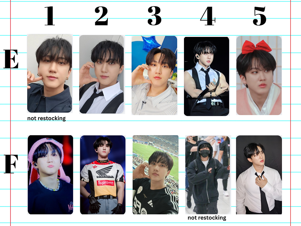 Thumbnail: Stray Kids Changbin Photocards | Lomo Photocards | Kpop Gifts