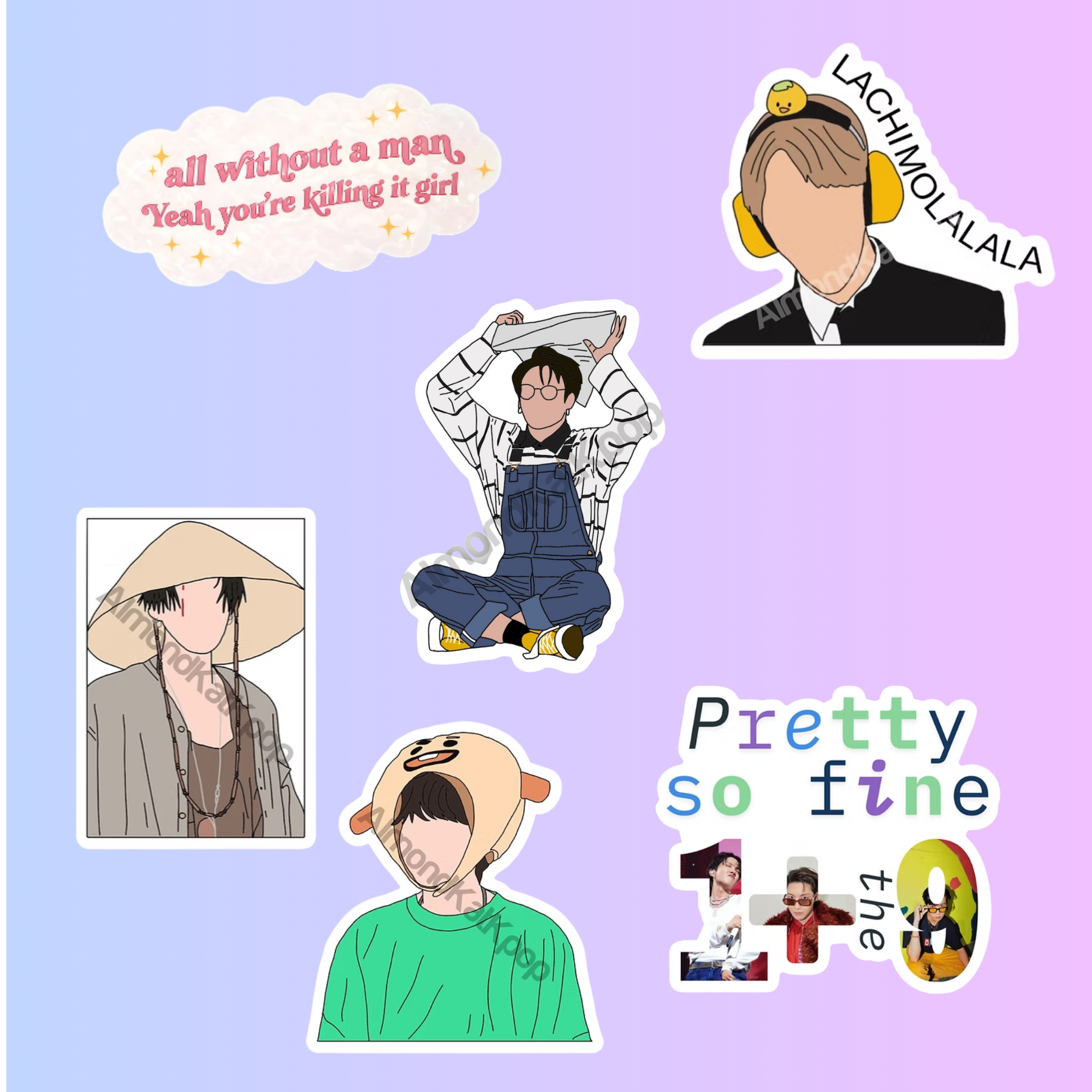 BTS Sticker | Bangtan Boys | Kpop Sticker | Gift Ideas