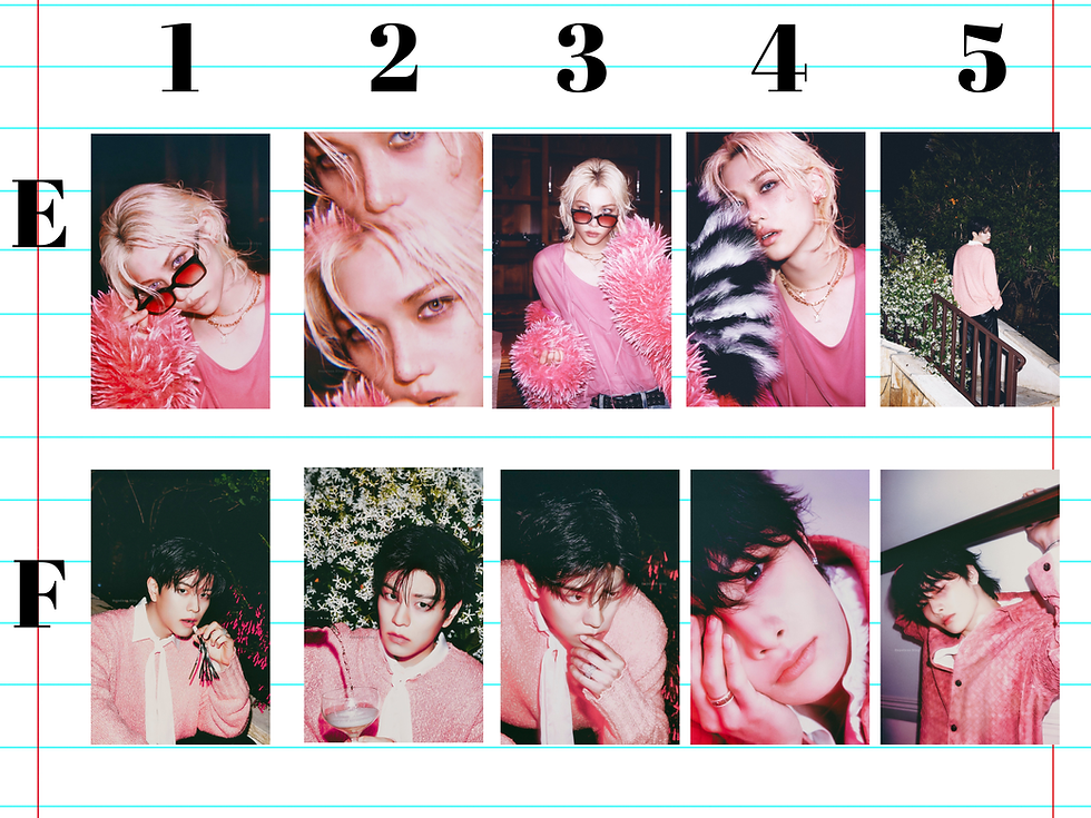 Thumbnail: Stray Kids Do It Pink Teaser Photocards | Lomo Photocards | Kpop Gifts