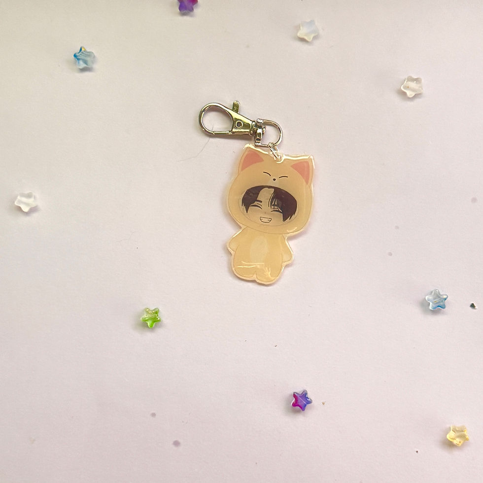 Thumbnail: Stray Kids Chibi Keychain | Shrinky Dink | Stray Kids | Kpop Gift Ideas