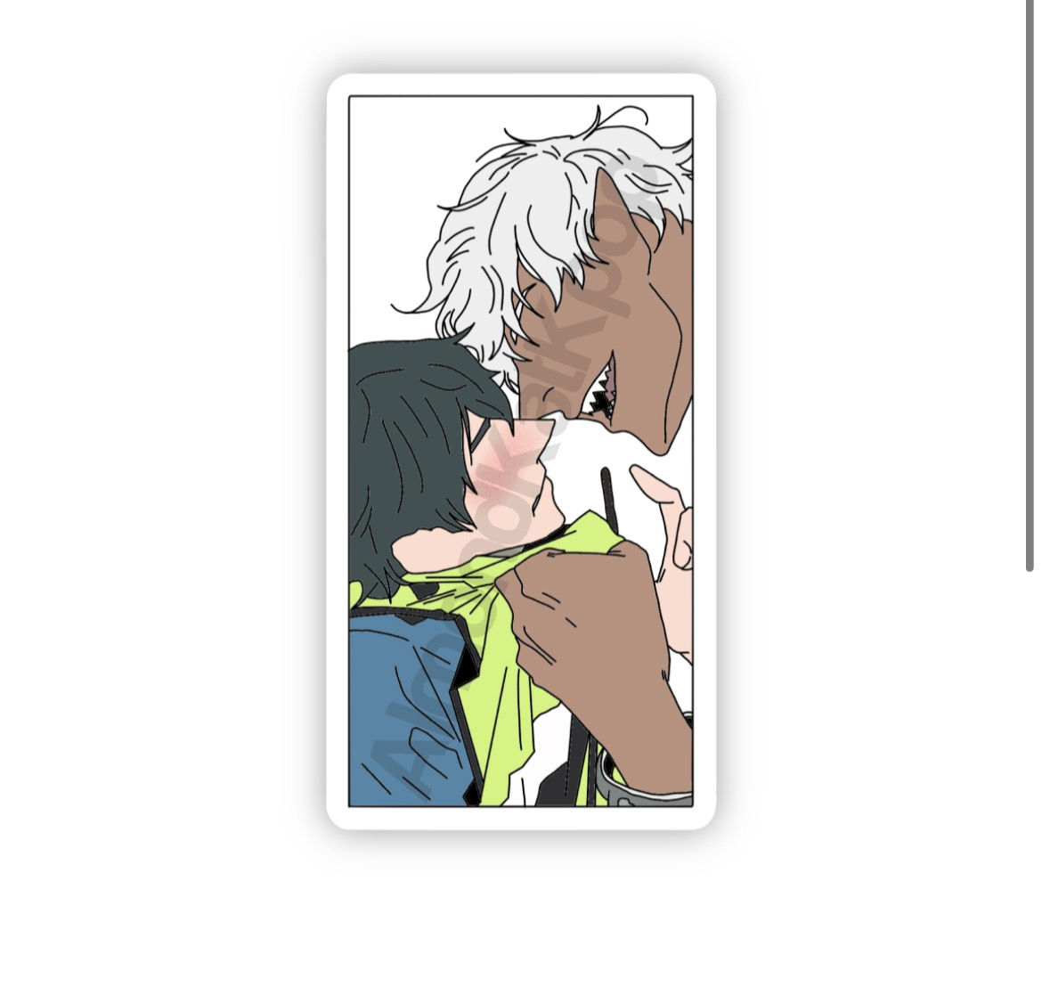 Cain & Kyungjoon Sticker | Dear Door | BL Manhwa Sticker | BL Manhwa Gift 