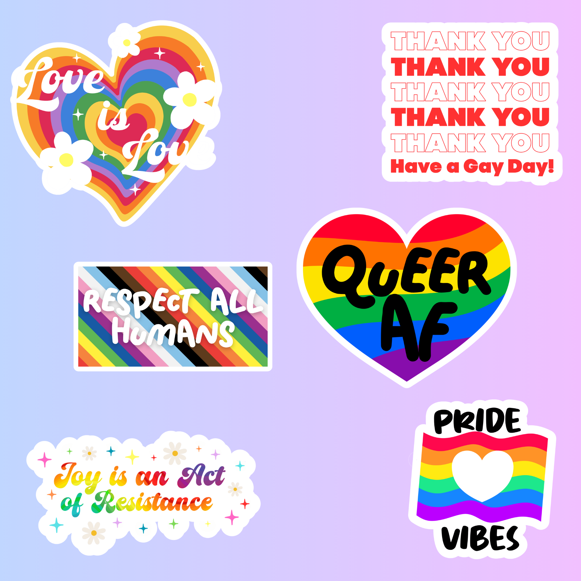 Pride Sticker | Vinyl Sticker | Waterpoof | Rainbow | Pride Month | Gift Ideas