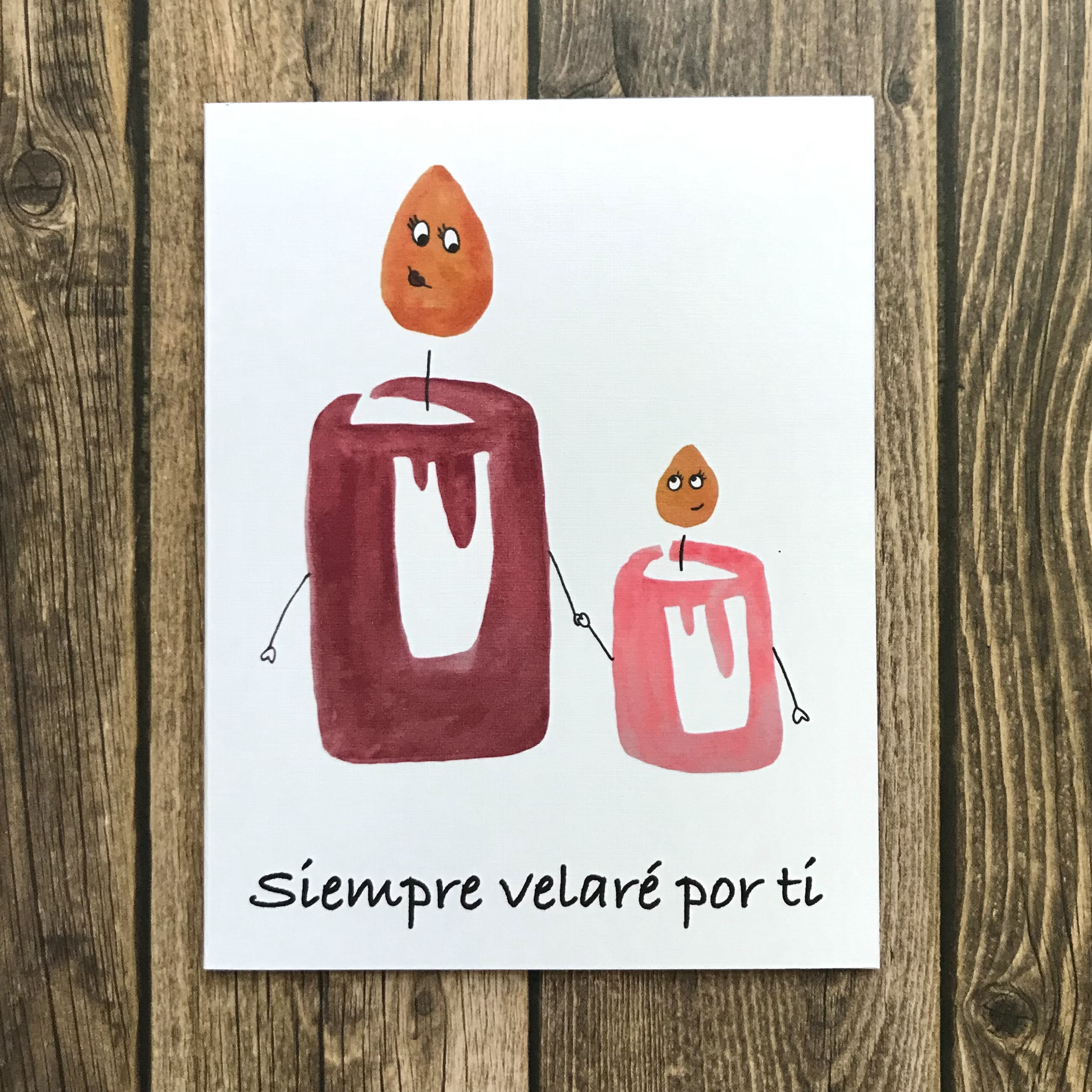 Siempre Velare Por Ti Card