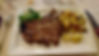 Costata di manzo con patate saltate