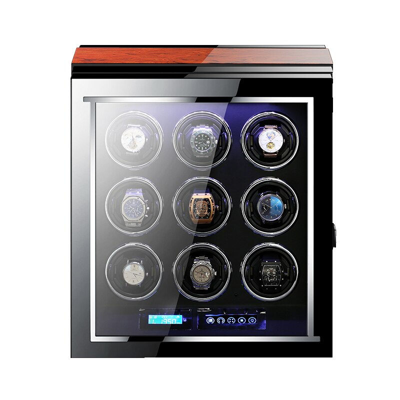 Miniaturbild: Luxury Automatic Watches Box With Mabuchi Motor LCD Touch Screen and Remote