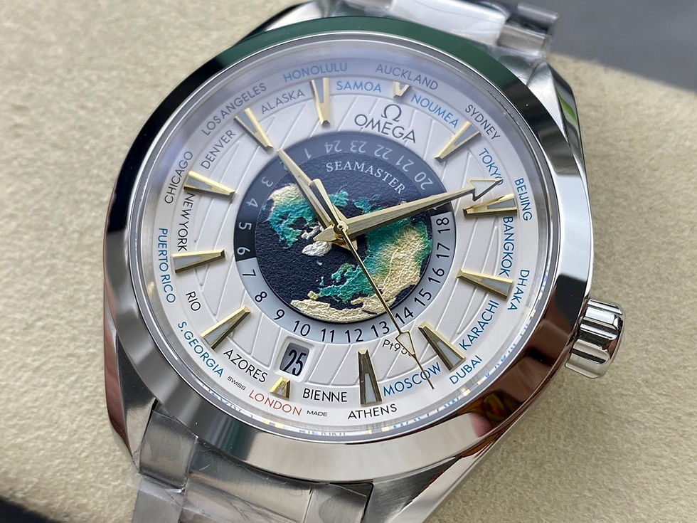 Miniatura: Omega Seahorse Universal Time 220.92.43.22.99 Superclone
