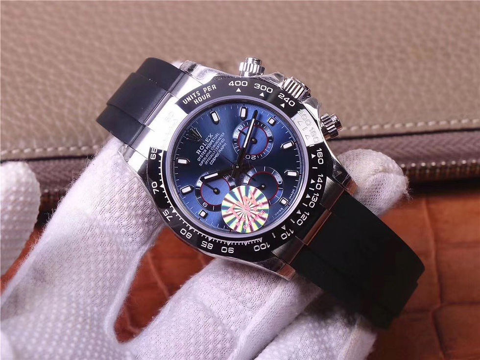 Miniatura: ROLEX DAYTONA 116509 WHITE GOLD ORIGINAL CAL.4130 MOVEMENT | Verified Superclone