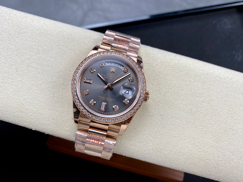 Thumbnail: Day Date Rolex Weekly Journal 36mm 18K Gold Plated counter weight