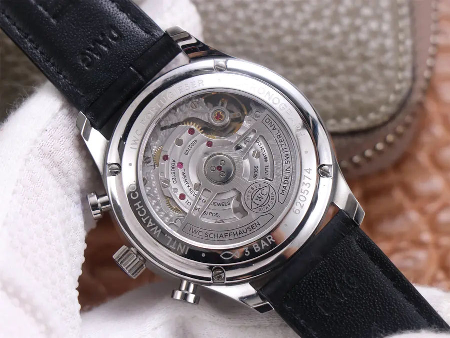 Thumbnail: IWC Portuguese Chronograph Stainless Steel IW371605- 1:1 Superclone