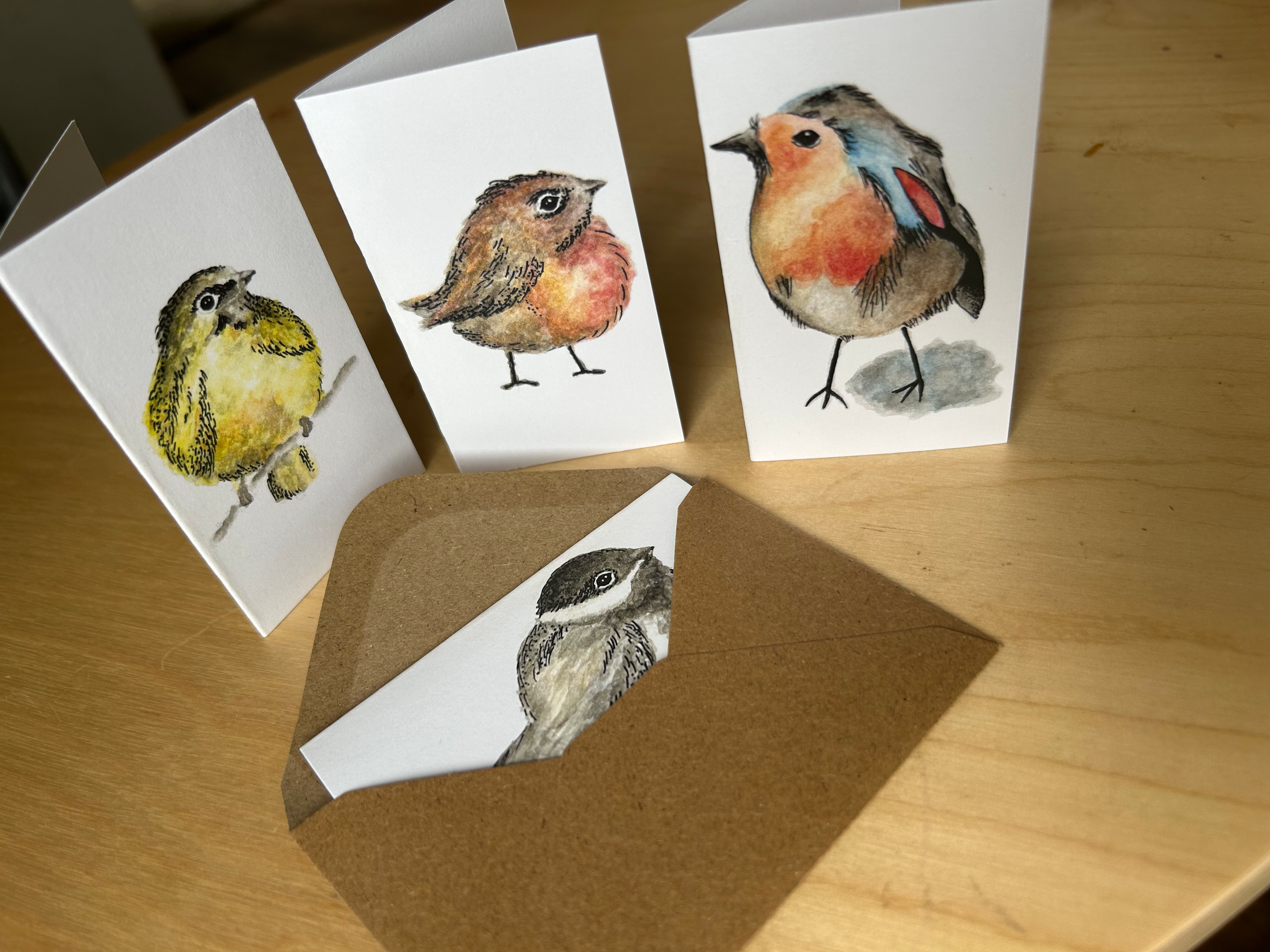 Mini Bird Cards