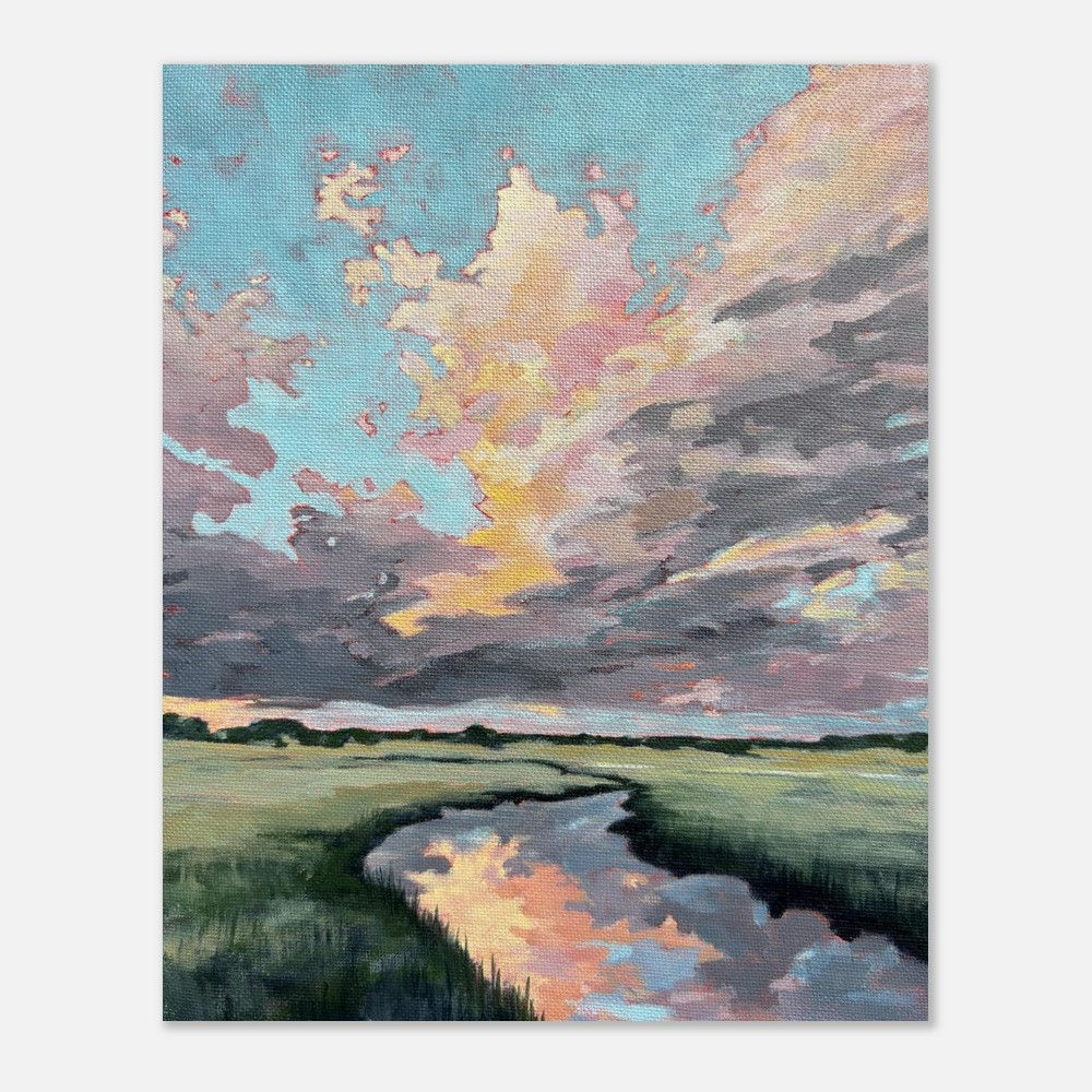 Sunset on the Dykes- Poster