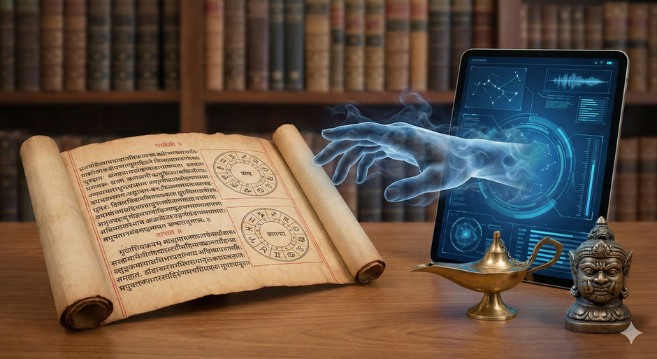 "Artificial Intelligence & the Maya of Rahu: Can Machines Truly Read Your Vedic Astrology Chart"