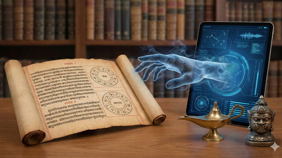"Artificial Intelligence & the Maya of Rahu: Can Machines Truly Read Your Vedic Astrology Chart"