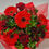 Thumbnail: Kora Floral Boutique Florist Gisborne Fresh Flowers Red Box Arrangement Gerbera Kairo