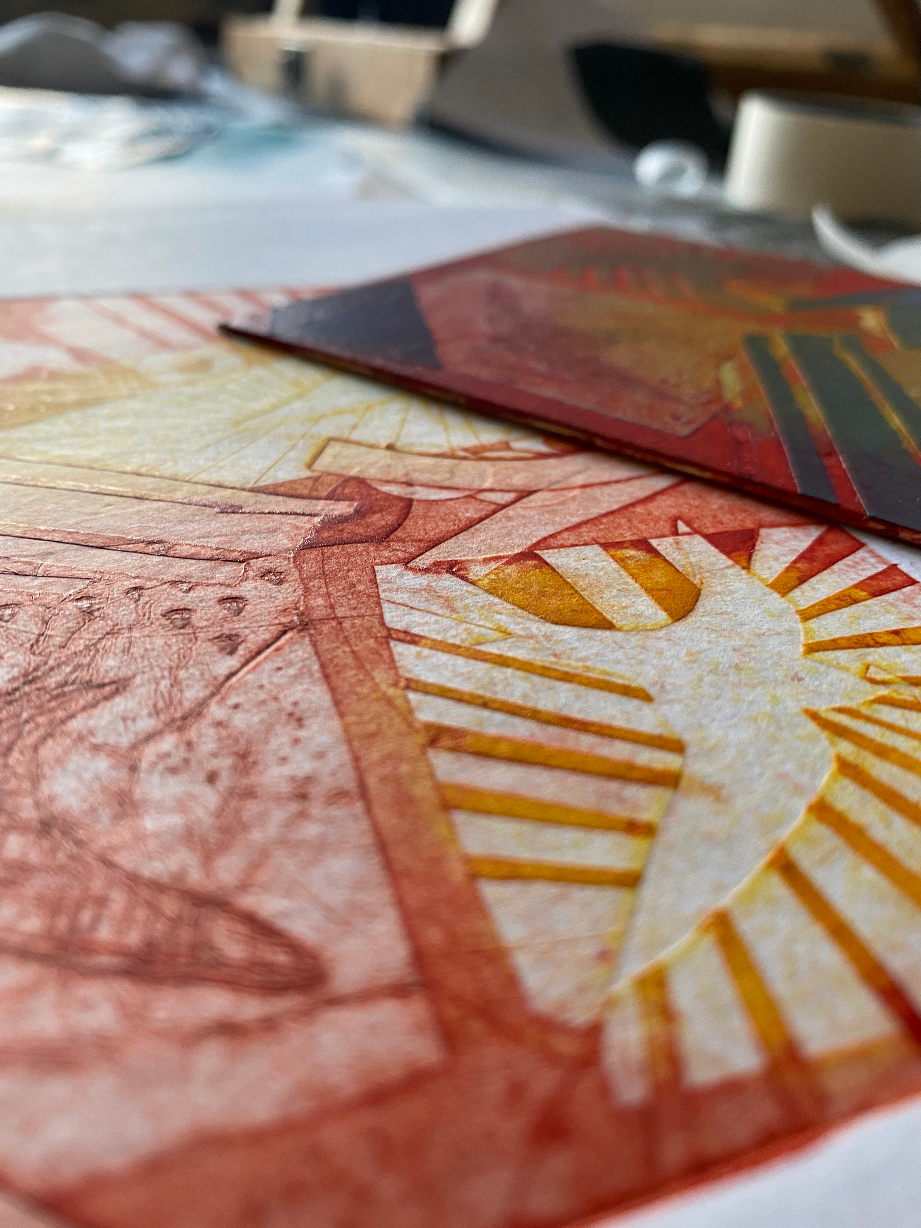 OCT Collagraph Printing PM