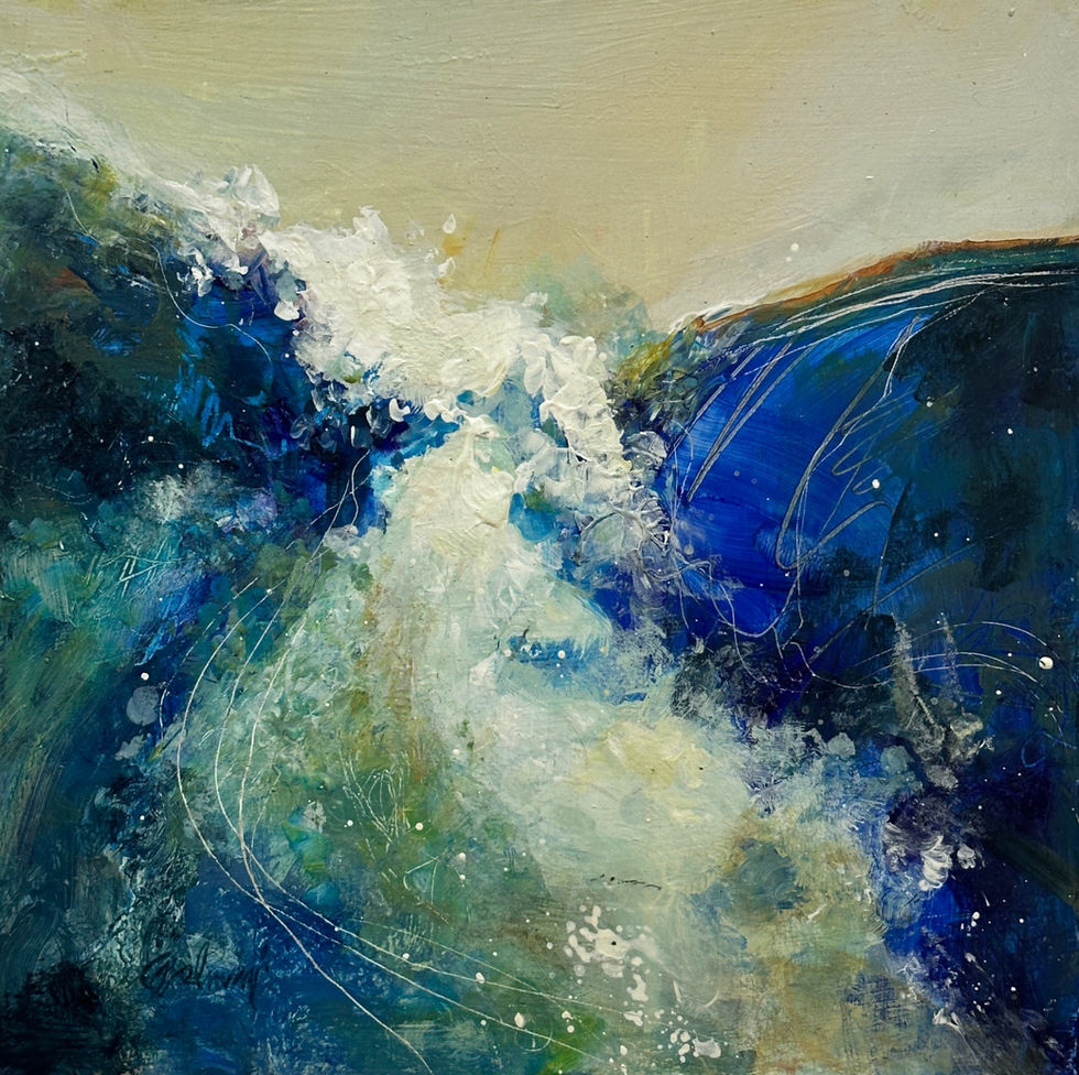 The Curl 12x12 Acrylic_oil