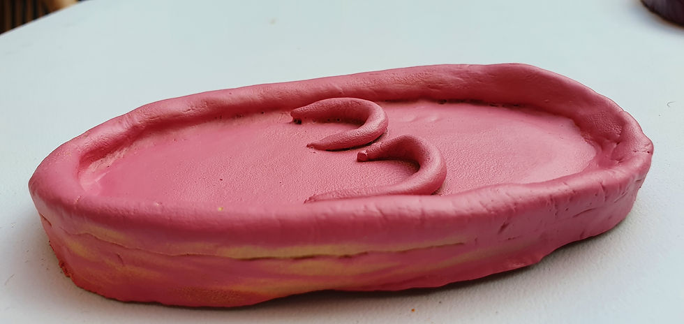 Thumbnail: Abstract clay dish