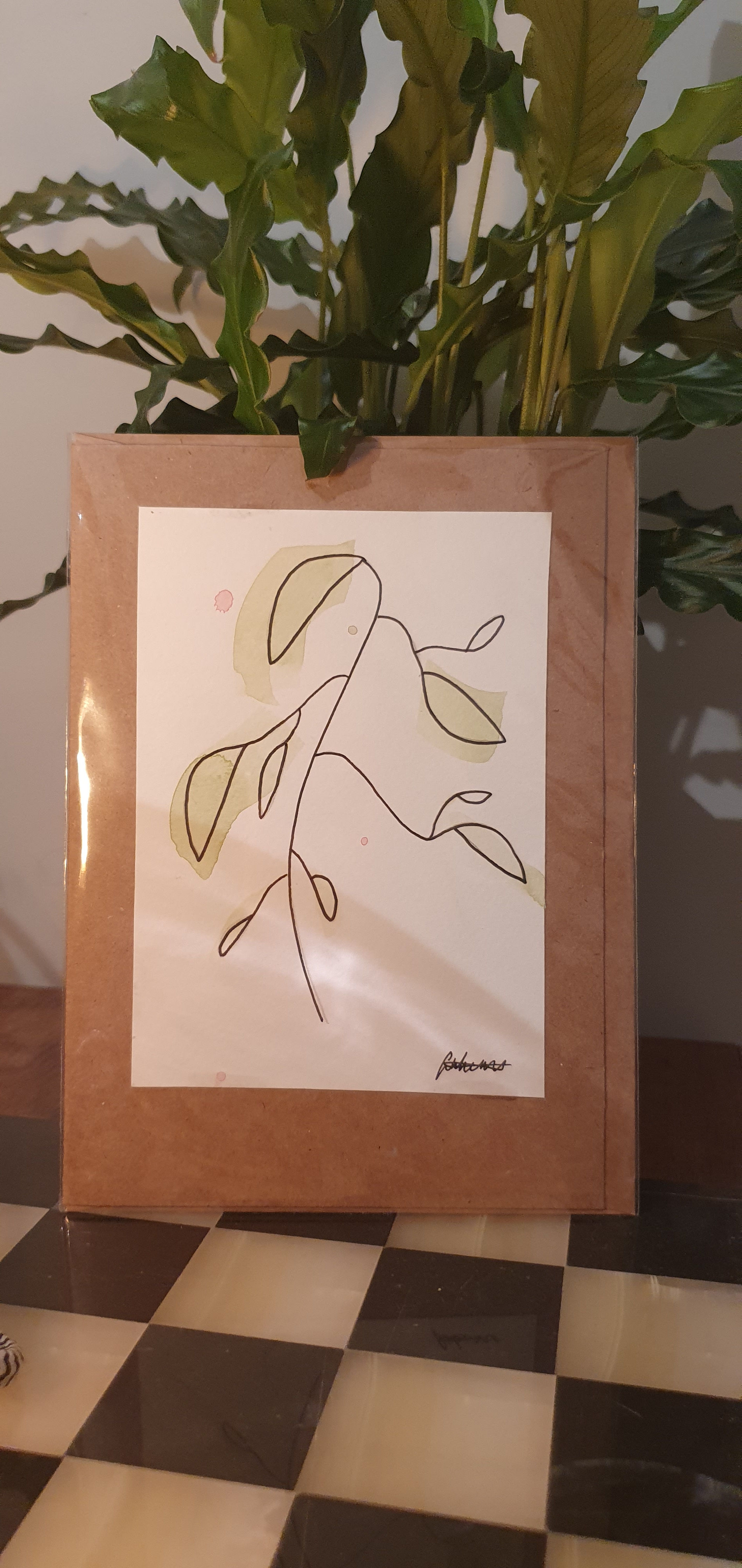 Botanical dreaming watercolour greeting cards- Pack of four
