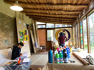 Malen im Retreat
