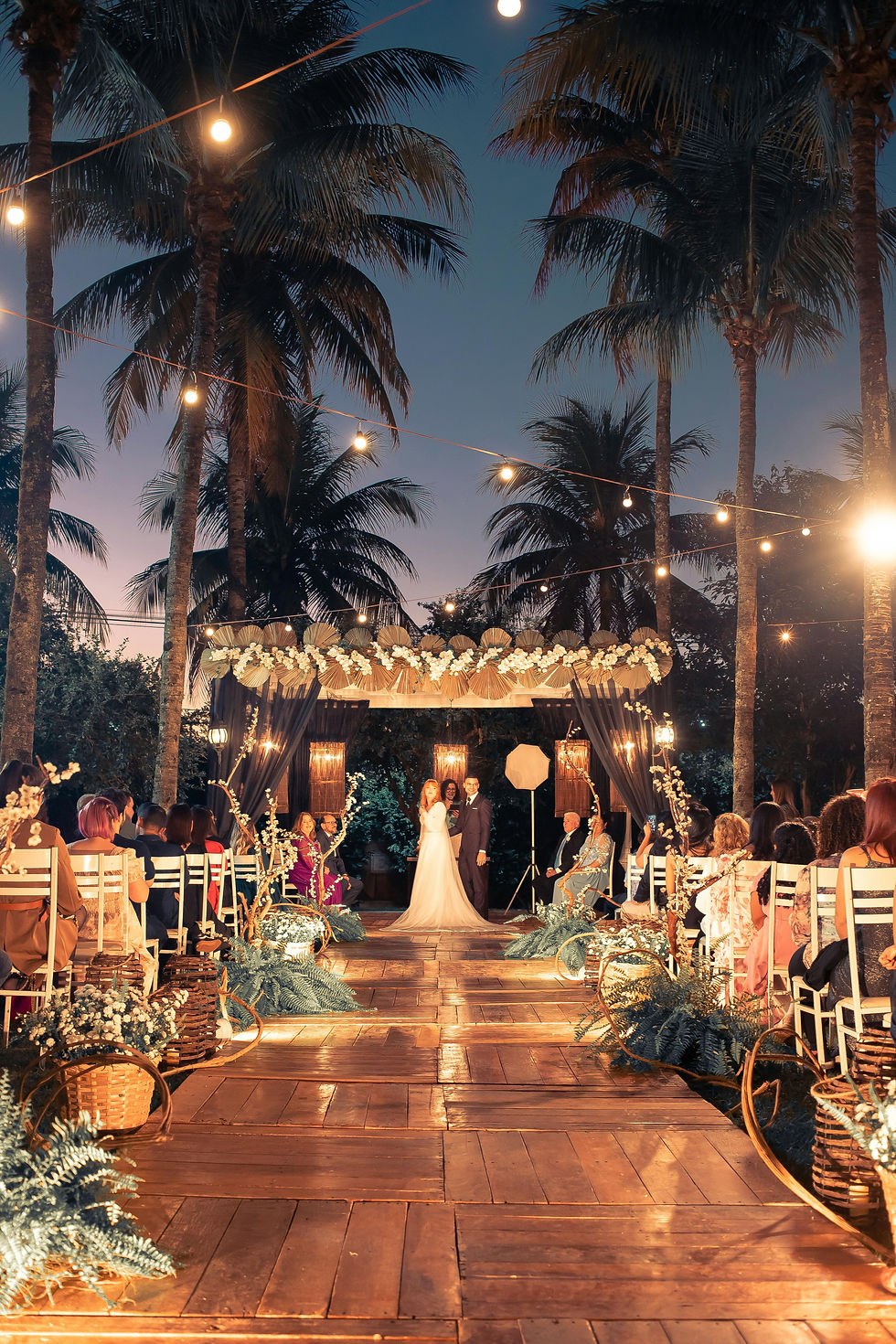 Stunning ceremony setup.