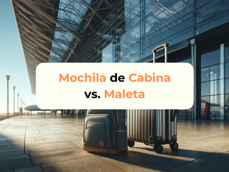 Mochila de cabina vs. maleta: ¿qué es mejor para viajar?